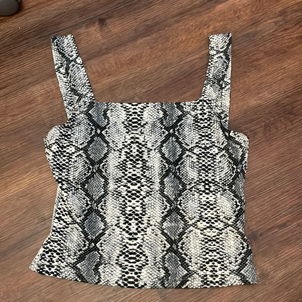 SHEIN snake skin tank top